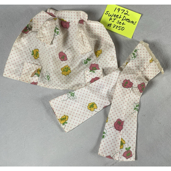 Barbie Fashion Doll Vtg Clothes Nightgown Pajamas PJs Robe Negligee Lot of 7 pcs - Picture 11 of 11